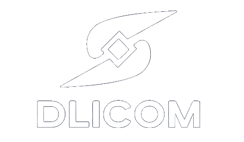 Dlicom Logo white