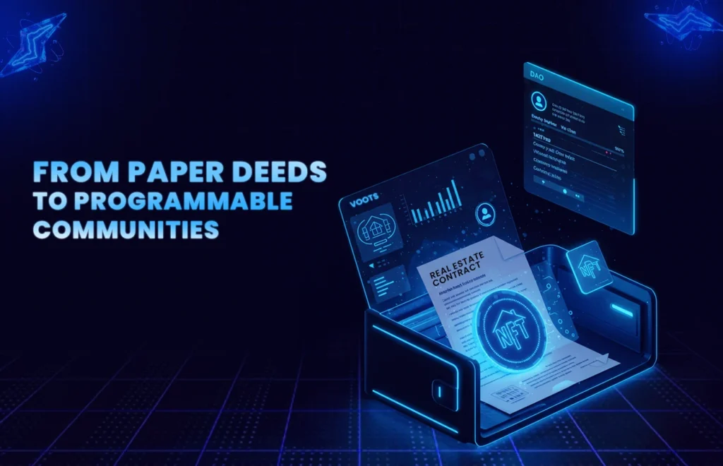 Paper work for real estate VS smart contracts