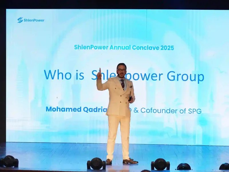 CEO Mohamed Qadriah Showcasing ShlenPower Ecosystem